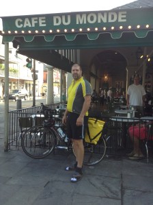 Leaving Cafe Du Monde